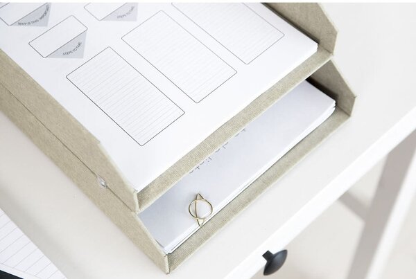 Organizer in cartone per documenti in set da 2 Hakan - Bigso Box of Sweden