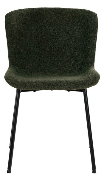 Sedie da pranzo verde scuro in un set di 2 Maceda - House Nordic