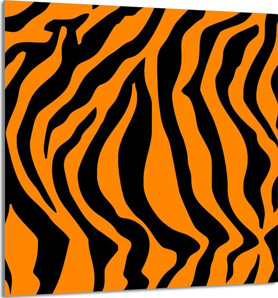 PIATTO IN VETRO PER CUCINA 60x65 Tiger