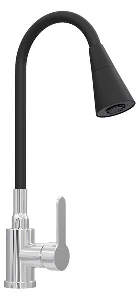 Rubinetto da cucina Rubinetto acqua Miscelatore da cucina Flessibile 2 tipi di getto Cromo 10903
