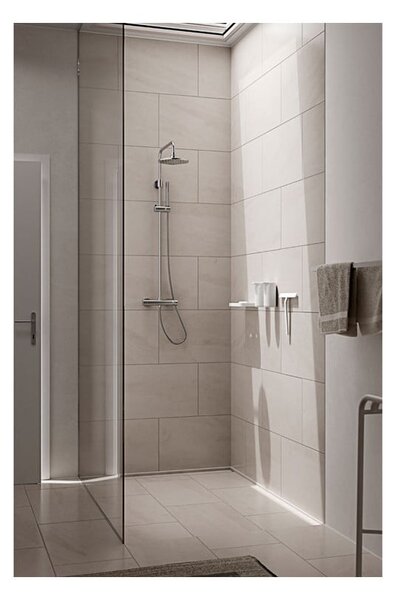 Dispenser di sapone in metallo bianco da parete 200 ml Rim - Zone
