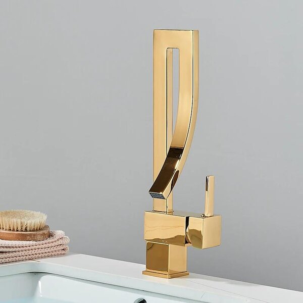 Miscelatore per lavabo, a soffitto, monocomando, Golden