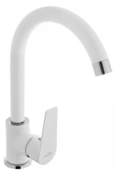 Miscelatore per lavello DOKOS bianco/cromo (BZ-19-002-V)