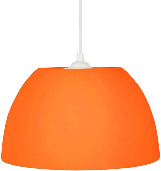 Lampadari, sospensioni e plafoniere Tosel Lampada a sospensione tondo plastica arancia