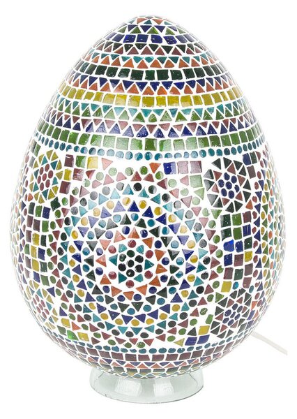 Lampada marocchina, in argento satinato