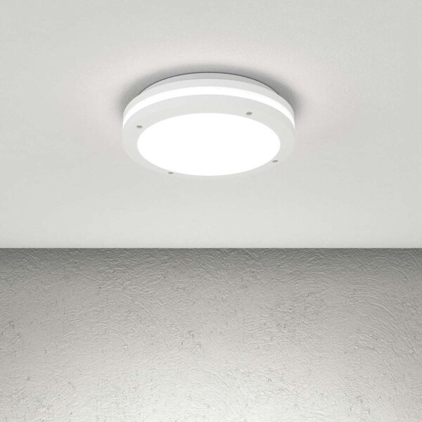 Plafoniera moderna top light soho 30 gx53 led ip54 alluminio policarbonato - Top Light