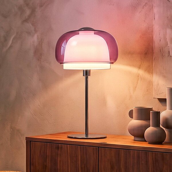 EGLO Lampada da tavolo Belomontejo, Violetto / Fucsia / Rosa, Soggiorno / Sala da pranzo, Metallo, Giovanile, Lampada da tavolo