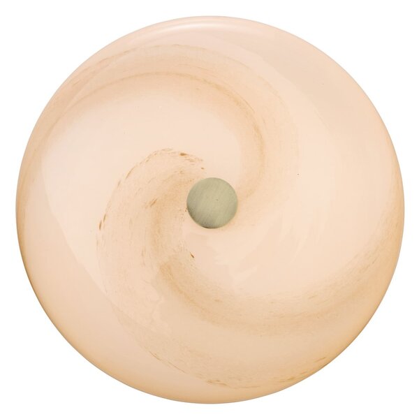 Plafoniera Halo Design, STOCKHOLM, dimmerabile, Marrone / Ruggine, Soggiorno, Vetro, Design