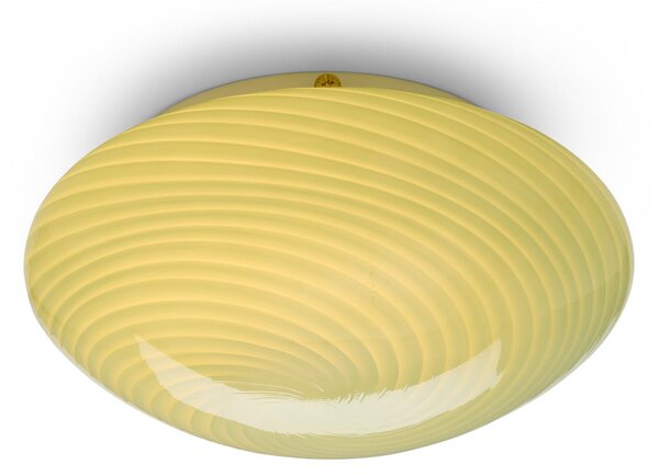 Plafoniera Halo Design, CANDY, dimmerabile, Verde, Soggiorno, Vetro, Design