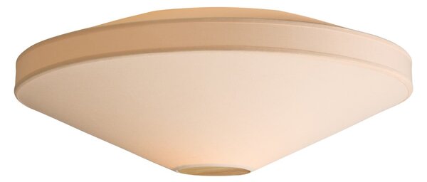 Plafoniera Halo Design, PARIS, dimmerabile, Beige, Soggiorno, Tessuto / Tessile, Design