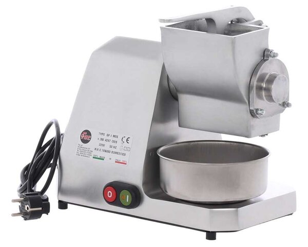 Fac Grattugia Elettrica Professionale da Tavolo Potenza 186 Watt 0.25 HP in Alluminio - G1