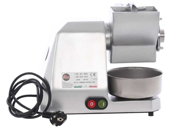 Fac Grattugia Elettrica Professionale da Tavolo Potenza 186 Watt 0.25 HP in Alluminio - G1