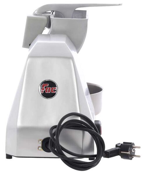 Fac Grattugia Elettrica Professionale da Tavolo Potenza 186 Watt 0.25 HP in Alluminio - G1