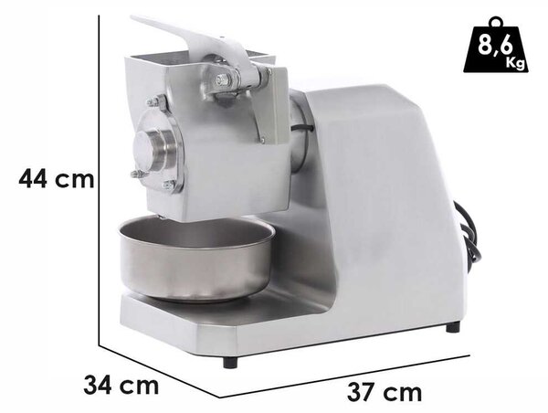 Fac Grattugia Elettrica Professionale da Tavolo Potenza 186 Watt 0.25 HP in Alluminio - G1