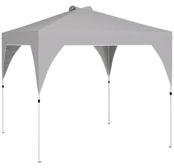 Outsunny Gazebo 3x3m Pieghevole, Facile Montaggio Pulsante, UPF 50+ Protezione | Aosom Italy