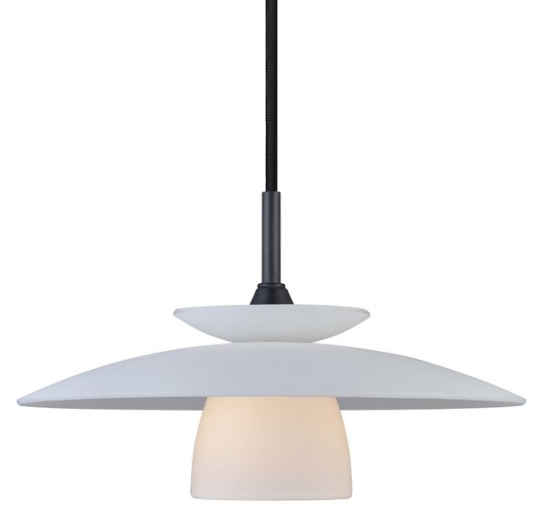 Lampada a sospensione Halo Design, SCANDIC, dimmerabile, Bianco, Soggiorno, Vetro, Design