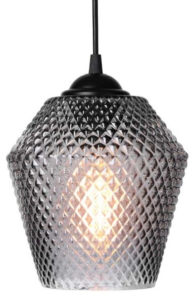 Lampada a sospensione Halo Design, NOBB, dimmerabile, Grigio, Soggiorno, Vetro, Design
