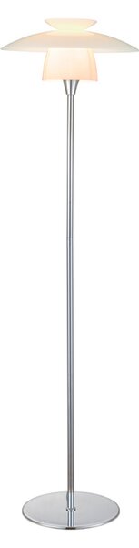 Lampada da terra Halo Design, SCANDINAVIA, Cromo, Soggiorno, Vetro, Scandinavo