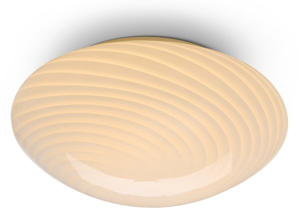Plafoniera Halo Design, CANDY, dimmerabile, Bianco, Soggiorno, Vetro, Design