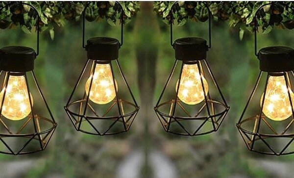 LED Lampada solare a sospensione LED/0,1W/1,2V 600 mAh diametro 13 cm