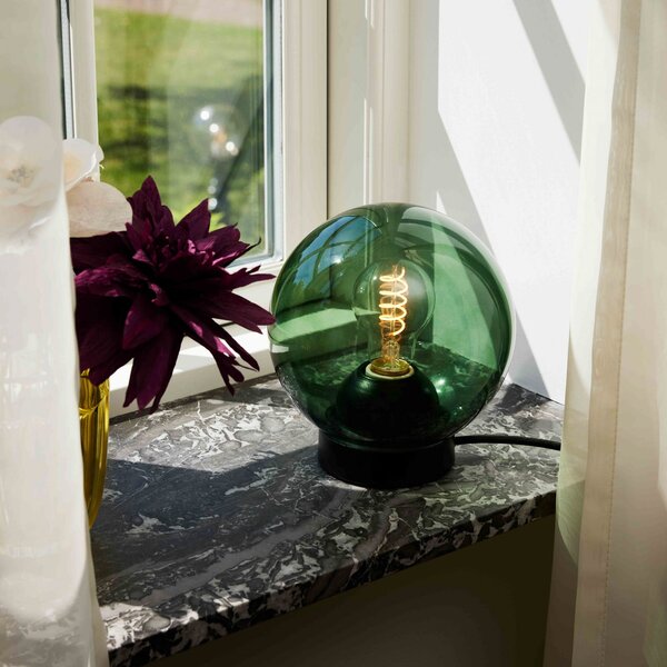 Lampade da tavolo Halo Design, BUBBLES, Verde, Soggiorno, Vetro, Design