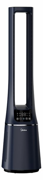 MIDEA Ventilatore a Torre senza Pale 10 Velocit Wi-Fi con Timer e Telecomando colore Blu - AMS150-PBW