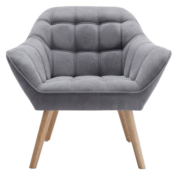 Poltrona in Tessuto Grigio - CASERTA