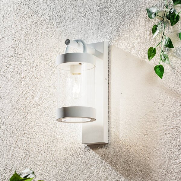 Trio Lighting Applique da esterni Sambesi, Bianco / Opale, Alluminio, Moderno, Applique da esterni