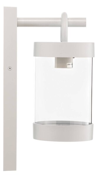 Trio Lighting Applique da esterni Sambesi, Bianco / Opale, Alluminio, Moderno, Applique da esterni
