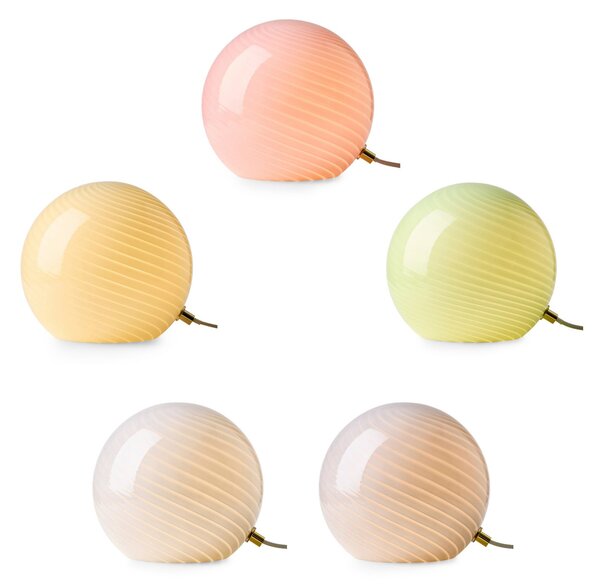 Lampade da tavolo Halo Design, CANDY, Bianco, Soggiorno, Vetro, Design