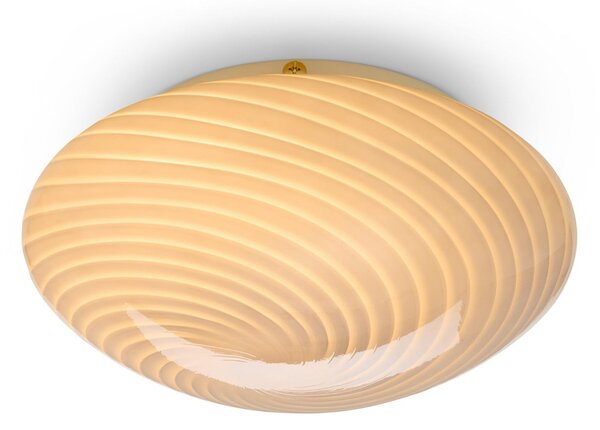 Plafoniera Halo Design, CANDY, dimmerabile, Grigio, Soggiorno, Vetro, Design