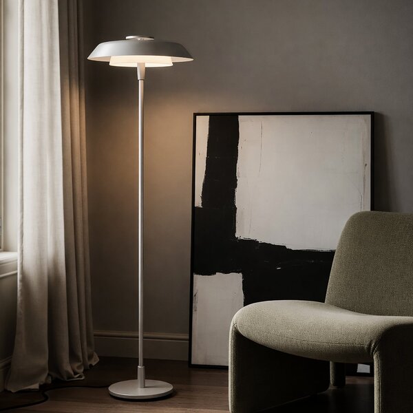 Lampada da terra Belid, Metallizzato, Soggiorno, Metallo
