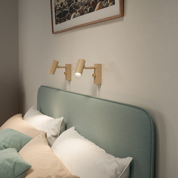 Applique da parete Belid, Beige, Soggiorno, Metallo