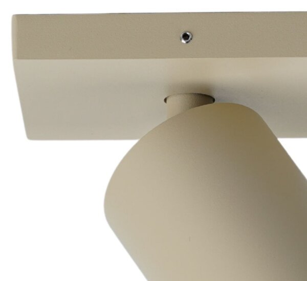 Plafoniera ANTIDARK, SpotOn1, dimmerabile, Beige, Soggiorno, Metallo, Moderno