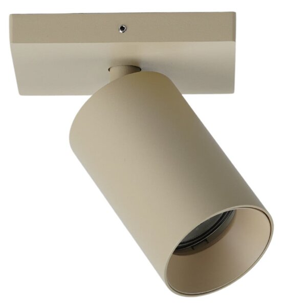 Plafoniera ANTIDARK, SpotOn1, dimmerabile, Beige, Soggiorno, Metallo, Moderno