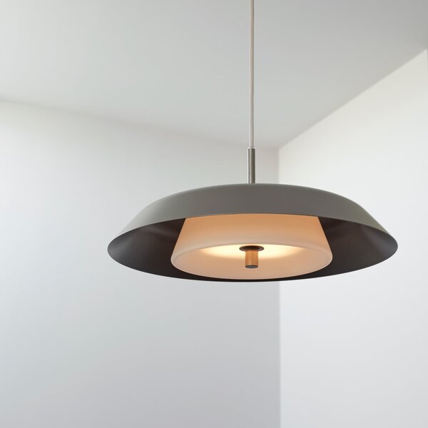 Lampada a sospensione Belid, dimmerabile, Metallizzato, Sala da pranzo, Metallo
