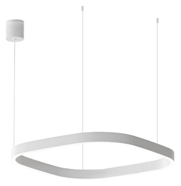 Lampadario moderno gea luce criseide s1p quadrata fcrsb8q led biemissione alluminio - Gea Luce