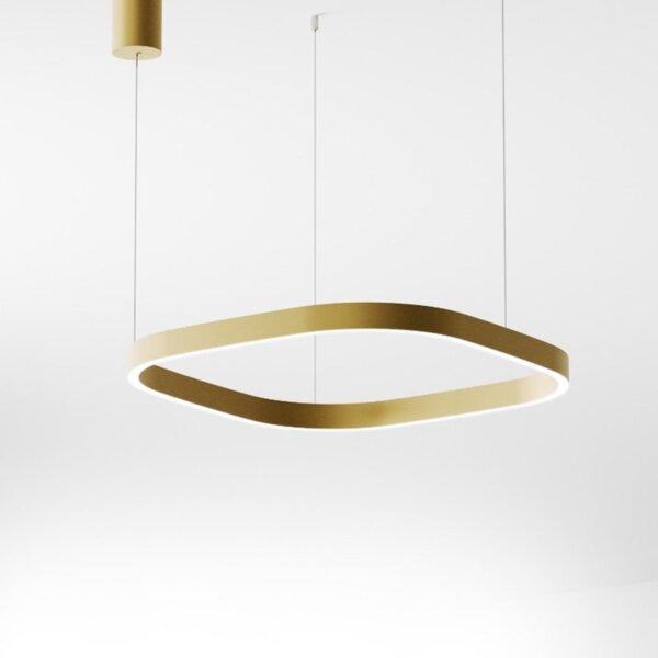 Lampadario classico gea luce criseide s1p quadrata fcrso8q led biemissione alluminio - Gea Luce