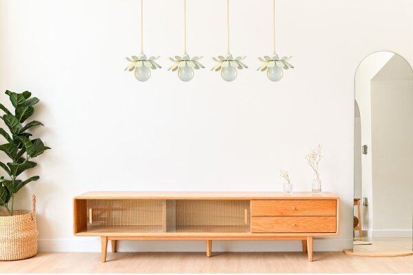 Bohemia-Design - Lampada a sospensione con cavo 1xE27/60W/230V crema
