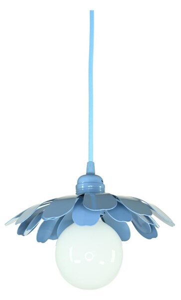 Bohemia-Design - Lampadario a sospensione con cavo 1xE27/60W/230V blu