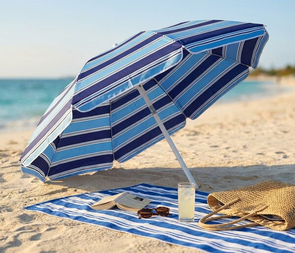 Ombrellone da spiaggia poly tondo 1,80 m / palo da 32 mm