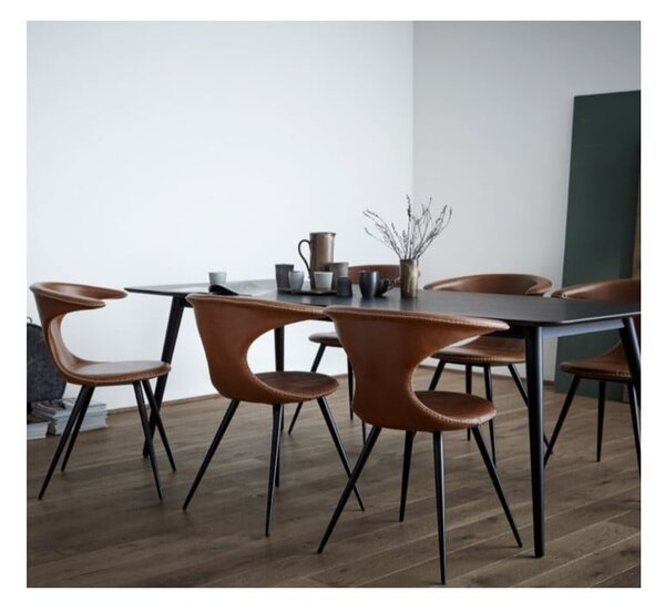 Sedia in similpelle marrone Flair - DAN-FORM Denmark