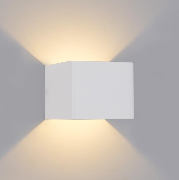 Brilagi - Applique da esterno LED DONNANI LED/5W/230V 10 cm bianca IP44