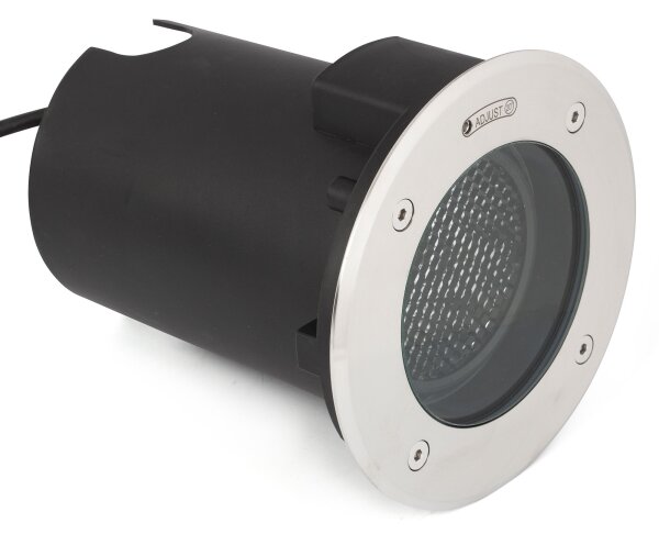 FARO 70310 - Faretto da incasso calpestabile per esterni GEISER 1xGU10/8W/230V IK08 IP67 acciaio inox