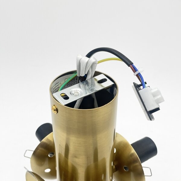 Plafoniera SFERIO 4xE14/5W/230V ottone/beige fumé