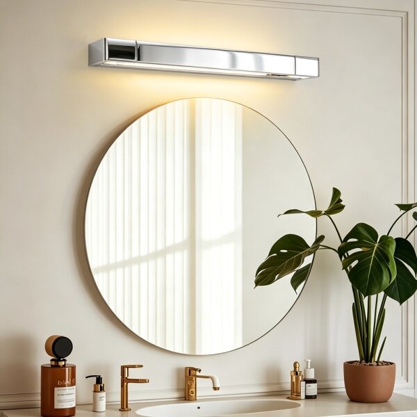 Brilagi - Illuminazione LED per specchi da bagno AQUA LINE LED/12W/230V 45 cm IP44 finitura cromata lucida