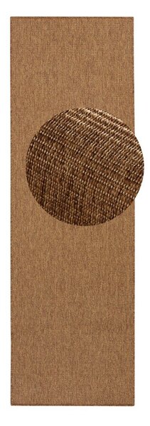 Passatoia da interno ed esterno marrone 80x250 cm Nature – Hanse Home