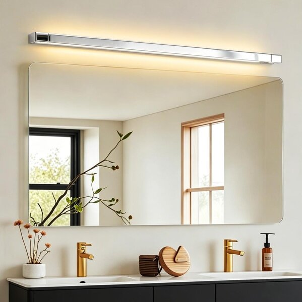 Brilagi - Illuminazione LED per specchio da bagno AQUA LINE LED/36W/230V 120 cm IP44 cromato lucido