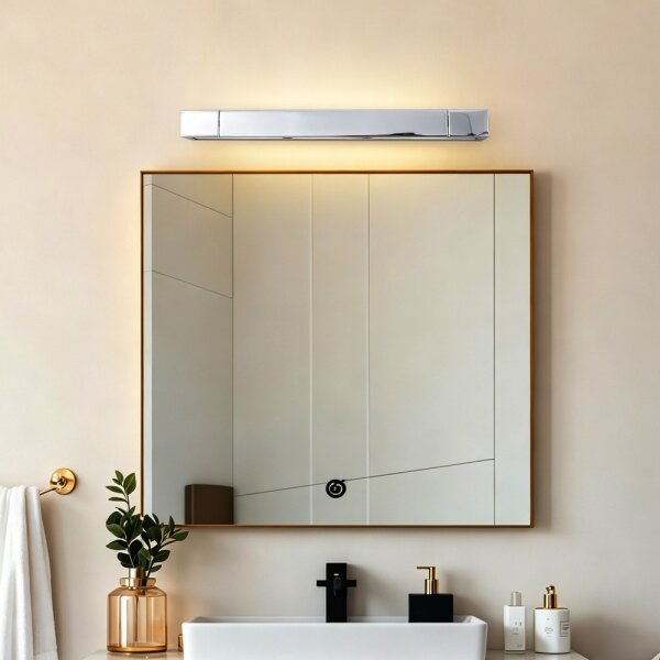 Brilagi - Illuminazione LED per specchi da bagno AQUA LINE LED/12W/230V 45 cm IP44 finitura cromata lucida