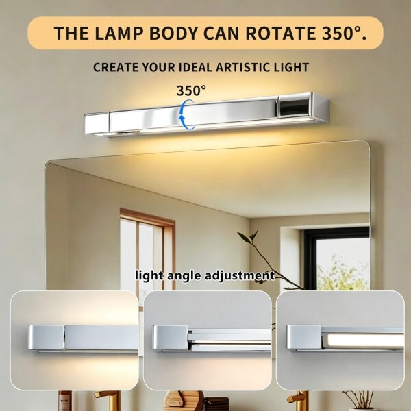 Brilagi - Illuminazione LED per specchi da bagno AQUA LINE LED/12W/230V 45 cm IP44 finitura cromata lucida